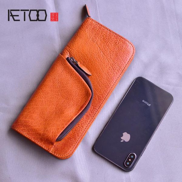 wallets aetoo the first layer of leather handmade long wallet, men's wallet clutch, soft trendy mobile phone bag, Red;black
wallets aetoo the first layer of leather handmade long wallet, men's wallet clutch, soft trendy mobile phone bag, Red;black