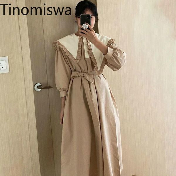 casual dresses contrast color dress women korean chic turn down collar puff sleeve lady vestidos loose lace up slim waist, Black;gray
casual dresses contrast color dress women korean chic turn down collar puff sleeve lady vestidos loose lace up slim waist, Black;gray