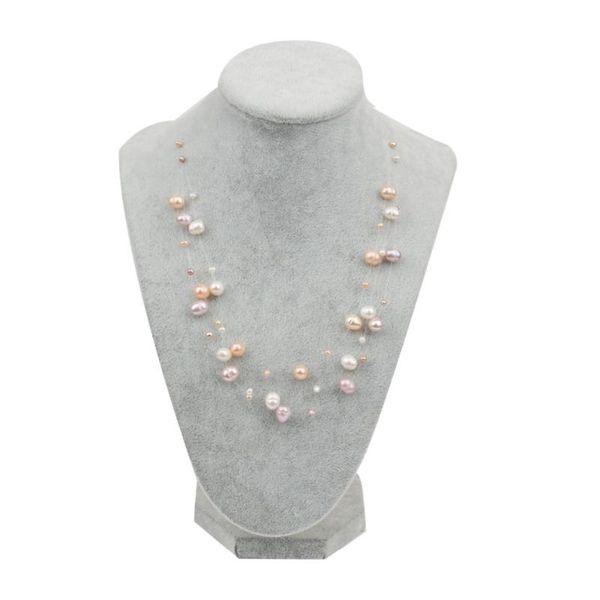 chokers women wedding bride pearl choker necklace 3 color real natural freshwater multi-layer chain, Golden;silver
chokers women wedding bride pearl choker necklace 3 color real natural freshwater multi-layer chain, Golden;silver