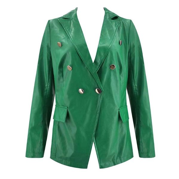 women's jackets 2021 long sleeve pu soft lapel jacket open front work casual buttons coat fashion wild ladies slim, Black;brown
women's jackets 2021 long sleeve pu soft lapel jacket open front work casual buttons coat fashion wild ladies slim, Black;brown