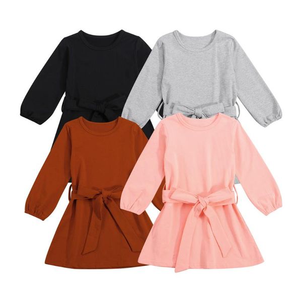 girl's dresses baby girl solid dress with sashes belt long sleeve 2-7y toddler kids children spring fall casual cotton sundress outfits, Red;yellow
girl's dresses baby girl solid dress with sashes belt long sleeve 2-7y toddler kids children spring fall casual cotton sundress outfits, Red;yellow