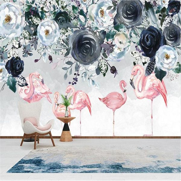 wallpapers classic wallpaper 3d stereoscopic flamingo po wall mural white black flower papers for living room home decor
wallpapers classic wallpaper 3d stereoscopic flamingo po wall mural white black flower papers for living room home decor