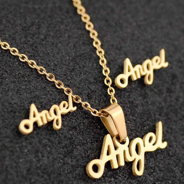 earrings & necklace women's stainless steel letter love undefined pendant fashion custom steampunk aesthetics girlfriend birthday gift, Silver
earrings & necklace women's stainless steel letter love undefined pendant fashion custom steampunk aesthetics girlfriend birthday gift, Silver