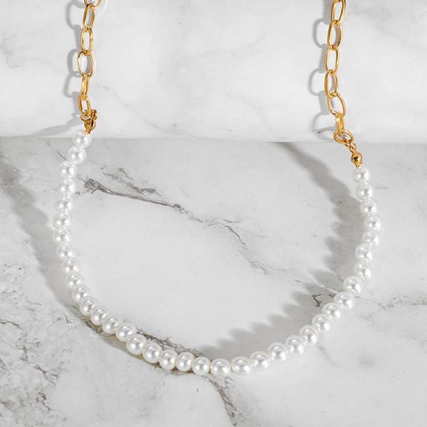 chokers retro white imitation pearl necklace for women vintage charm clavicle chain collares choker fashion jewelry gift, Golden;silver
chokers retro white imitation pearl necklace for women vintage charm clavicle chain collares choker fashion jewelry gift, Golden;silver