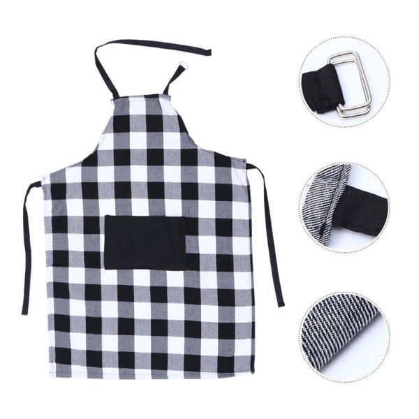 1pc apron home kitchen chef restaurant cooking dress with pockets aprons