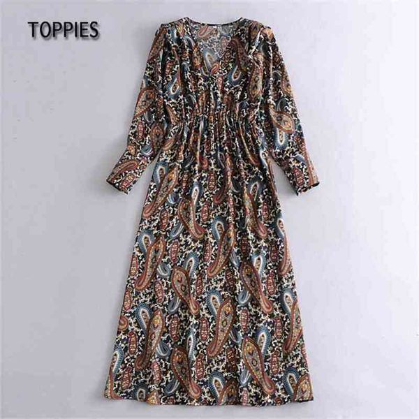 spring paisley printing maxi dresses bohemian long women sleeve v-neck a-line vestidos 210421, Black;gray
spring paisley printing maxi dresses bohemian long women sleeve v-neck a-line vestidos 210421, Black;gray