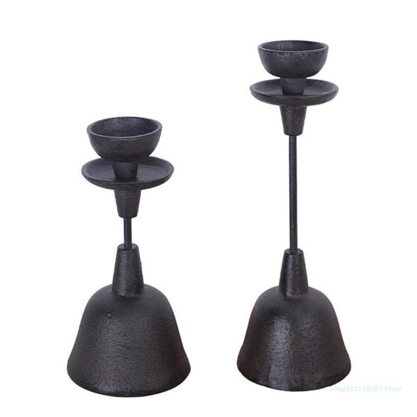 candle holders c5ad romantic black candlestick stand decorative for wedding party