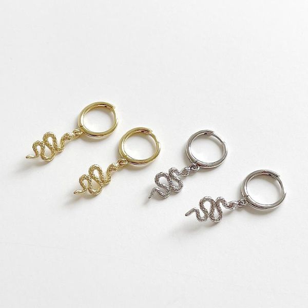 hoop & huggie 1pair small 18k gold cute 100% real.925 sterling silver snake earring fine jewelry tle2241, Golden;silver
hoop & huggie 1pair small 18k gold cute 100% real.925 sterling silver snake earring fine jewelry tle2241, Golden;silver