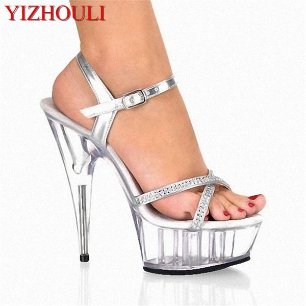 summer women's silver 15 cm high heel sandals simulation leather heels for nightclub shoes dress, Black
summer women's silver 15 cm high heel sandals simulation leather heels for nightclub shoes dress, Black