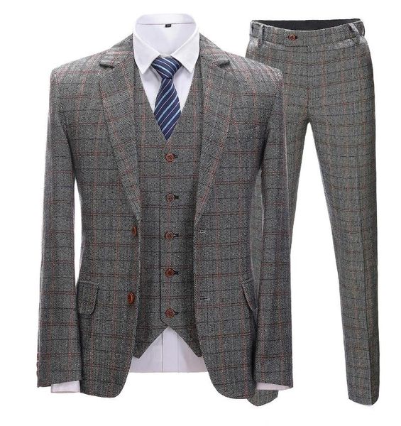 formal business men's plaid suits slim fit fashion boutique tweed 3 pieces groomsmen tuxedo for wedding ( blazer+vest+pants ) & blazers, White;black
formal business men's plaid suits slim fit fashion boutique tweed 3 pieces groomsmen tuxedo for wedding ( blazer+vest+pants ) & blazers, White;black