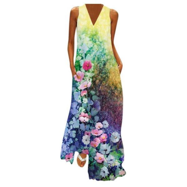casual dresses women sleeveless tank dress with pockets streetwear printing maxi long sundress loose summer beach robe vestidos, Black;gray
casual dresses women sleeveless tank dress with pockets streetwear printing maxi long sundress loose summer beach robe vestidos, Black;gray