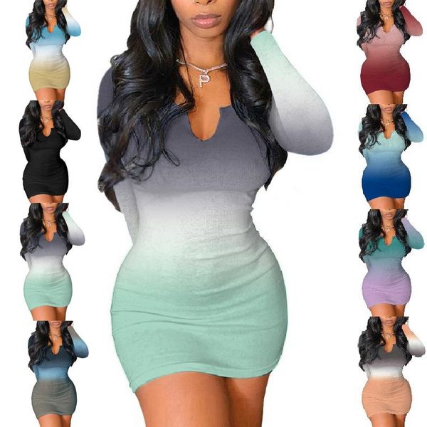 casual dresses gradient print mini dress woman female clothing autumn v neck slim fit clubwear women bodycon, Black;gray
casual dresses gradient print mini dress woman female clothing autumn v neck slim fit clubwear women bodycon, Black;gray