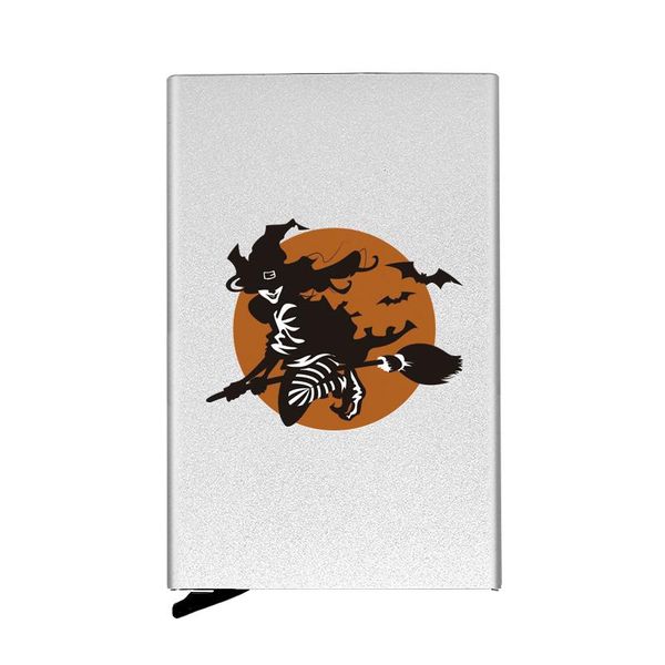 card holders classic halloween witch rfid holder automatic up metal id wallet women men aluminum case for gift, Brown;gray
card holders classic halloween witch rfid holder automatic up metal id wallet women men aluminum case for gift, Brown;gray
