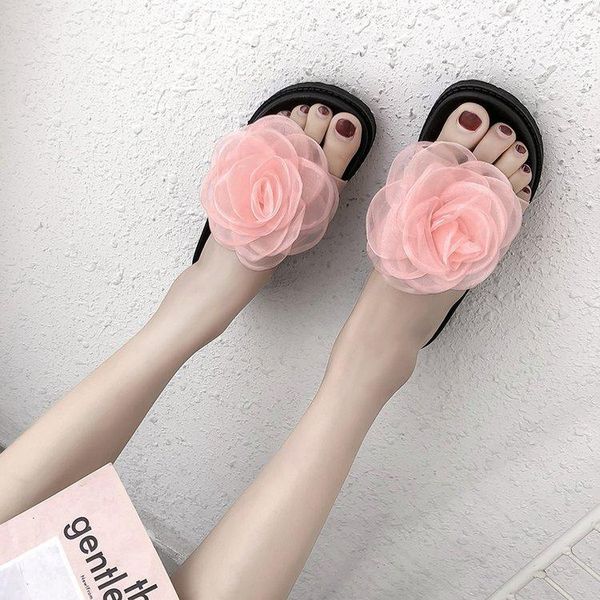 slippers 2021 women pu flat heel non-slip wear-resistant shoes woman leisure flowers women's summer size 35-39, Black
slippers 2021 women pu flat heel non-slip wear-resistant shoes woman leisure flowers women's summer size 35-39, Black