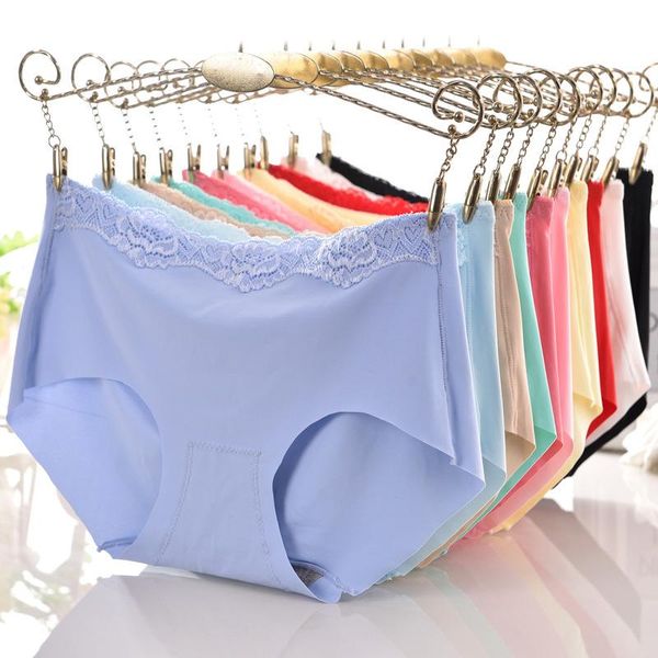 women's panties solid ladies women seamless ice silk underwear g string soft underpants lingerie mid waist briefs hipster intimates, Black;pink
women's panties solid ladies women seamless ice silk underwear g string soft underpants lingerie mid waist briefs hipster intimates, Black;pink