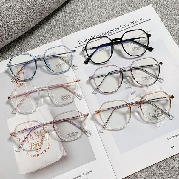 sunglasses korean transparent anti blue light reading glasses geometric gradient frame ultralight polygon eyeglasses optical spectacles, White;black
sunglasses korean transparent anti blue light reading glasses geometric gradient frame ultralight polygon eyeglasses optical spectacles, White;black