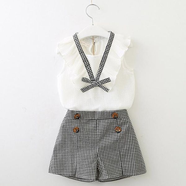 clothing sets toddler baby girls casual bowknot sleeveless vest +plaid shorts pants outfits set clothes, White
clothing sets toddler baby girls casual bowknot sleeveless vest +plaid shorts pants outfits set clothes, White