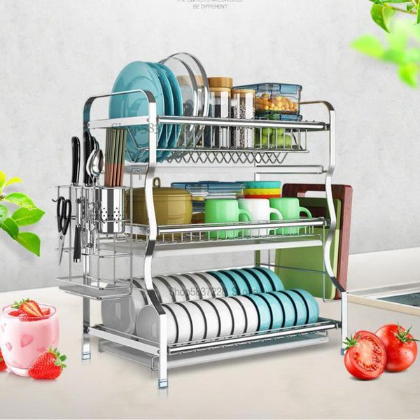 kitchen storage & organization 304 stainless steel dish rack drain table to put chopsticks dishes cupboard
kitchen storage & organization 304 stainless steel dish rack drain table to put chopsticks dishes cupboard
