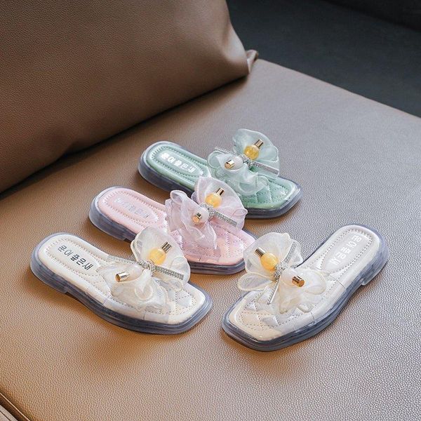 slipper girls elegant slippers autumn summer kids wide bowtie rhinestones anti-slip rubber indoor outdoor princess shoe baby, Black;grey
slipper girls elegant slippers autumn summer kids wide bowtie rhinestones anti-slip rubber indoor outdoor princess shoe baby, Black;grey