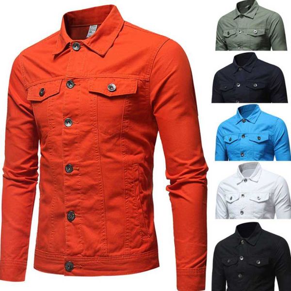 men's jackets denim jacket men casual solid color lapel single breasted jeans autumn slim fit mens, Black;brown
men's jackets denim jacket men casual solid color lapel single breasted jeans autumn slim fit mens, Black;brown