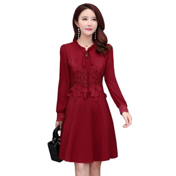 casual dresses spring autumn floral women boho v neck long sleeve mini party dress plus size elegant female lace vestidos, Black;gray
casual dresses spring autumn floral women boho v neck long sleeve mini party dress plus size elegant female lace vestidos, Black;gray