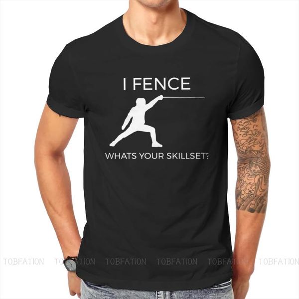 men's t-shirts i fence whats your skillset graphic tshirt fencing printing casual t shirt men tee special gift clothes, White;black
men's t-shirts i fence whats your skillset graphic tshirt fencing printing casual t shirt men tee special gift clothes, White;black