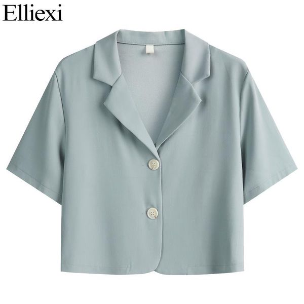 women's suits & blazers elliexi short sleeve suit jacket chic vintage slim temperament single-breasted shirts summer blusas mujer retro, White;black
women's suits & blazers elliexi short sleeve suit jacket chic vintage slim temperament single-breasted shirts summer blusas mujer retro, White;black
