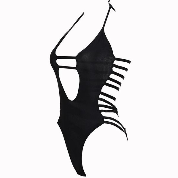 women's swimwear deep v-neck bikini swimsuit halter bathing suit 2021 monokini string one piece high cut, White;black
women's swimwear deep v-neck bikini swimsuit halter bathing suit 2021 monokini string one piece high cut, White;black