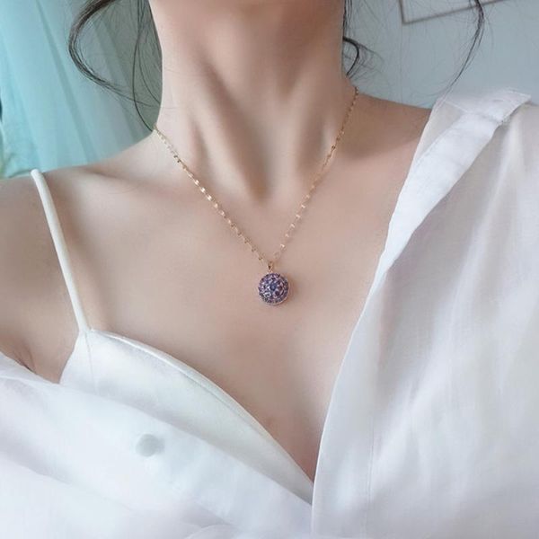 pendant necklaces luxury boho light zircon titanium steel necklace women super flash rotatable temperament choke clavicle chain, Silver
pendant necklaces luxury boho light zircon titanium steel necklace women super flash rotatable temperament choke clavicle chain, Silver