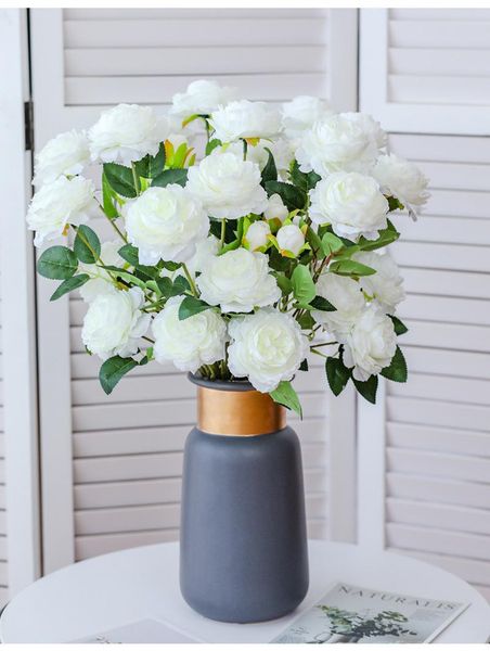 decorative flowers & wreaths 24 inch three-headed branch artificial flower simulation peony home decoration wedding car garden
decorative flowers & wreaths 24 inch three-headed branch artificial flower simulation peony home decoration wedding car garden