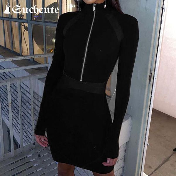 casual dresses autumn longslive women bodycon dress modis partywear female mini streetwear black zipper up gothic clothes uen1, Black;gray
casual dresses autumn longslive women bodycon dress modis partywear female mini streetwear black zipper up gothic clothes uen1, Black;gray