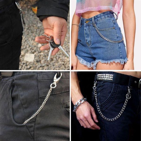 keychains c1fc 16" punk belt wallet chain waist pants pocket with keyring jewerly, Silver
keychains c1fc 16" punk belt wallet chain waist pants pocket with keyring jewerly, Silver