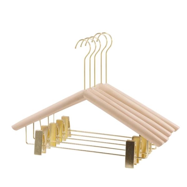 hangers & racks 10pcs/lot high-grade wooden suit with clips smooth solid wood pants hanger durable adjustable metal clip for dress
hangers & racks 10pcs/lot high-grade wooden suit with clips smooth solid wood pants hanger durable adjustable metal clip for dress