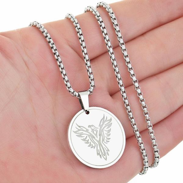 pendant necklaces cxwind stainless steel animal phoenix necklace sun god bird amulet charm for women man choker jewelry mujer, Silver
pendant necklaces cxwind stainless steel animal phoenix necklace sun god bird amulet charm for women man choker jewelry mujer, Silver