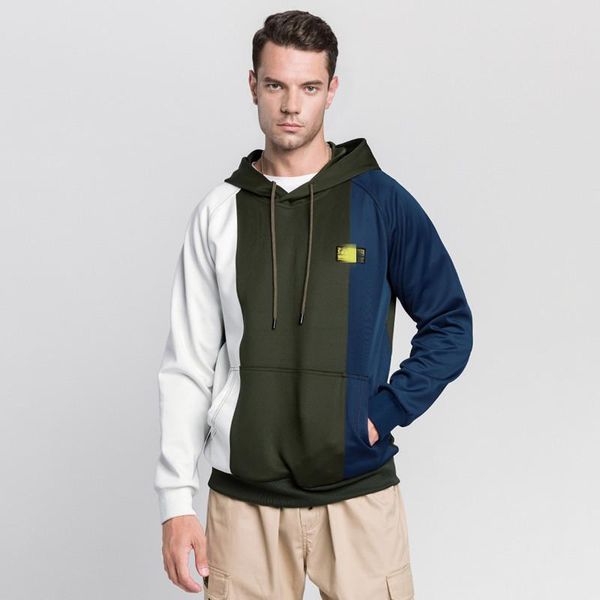 men's hoodies & sweatshirts spring and autumn color contrast stitching fashion hooded sweater sports trend, Black
men's hoodies & sweatshirts spring and autumn color contrast stitching fashion hooded sweater sports trend, Black