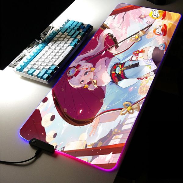 mouse pads & wrist rests rgb led light gaming accessories anime cute girl ayaka genshin impact mousepads large mechanica keyboard game desk
mouse pads & wrist rests rgb led light gaming accessories anime cute girl ayaka genshin impact mousepads large mechanica keyboard game desk