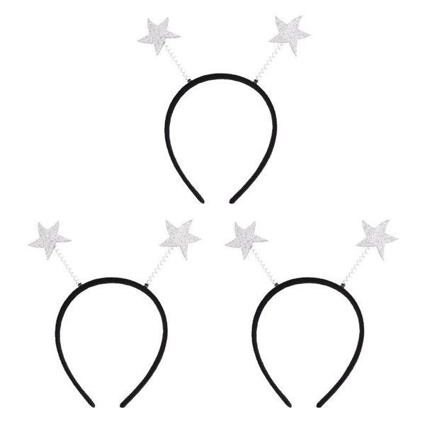 party hats 3pcs star hair bands hoops glitter headdress accessories favors supplies for (silver)
party hats 3pcs star hair bands hoops glitter headdress accessories favors supplies for (silver)