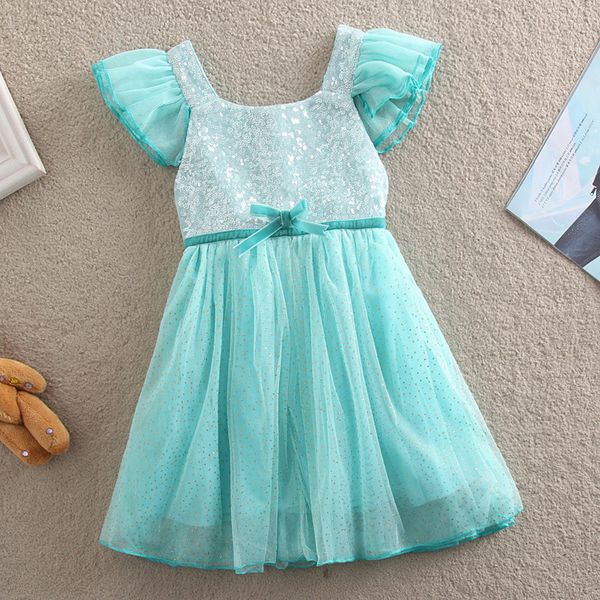 vieeoease girls dress sequins kids clothing 2020 summer fashion fly sleeve vest lace tutu princess party dress ku-038, Red;yellow
vieeoease girls dress sequins kids clothing 2020 summer fashion fly sleeve vest lace tutu princess party dress ku-038, Red;yellow