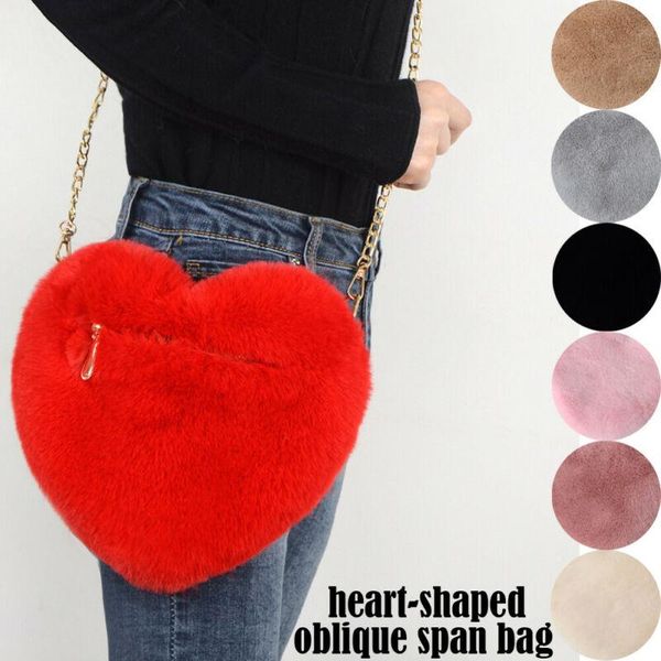 elegant casual women's plush love shoulder hairy bag valentine day gift heart-shaped coin purses waist bags
elegant casual women's plush love shoulder hairy bag valentine day gift heart-shaped coin purses waist bags