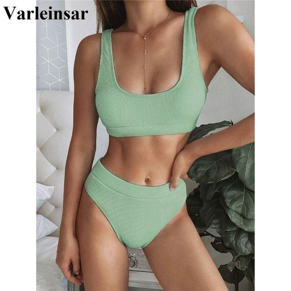 colors 2021 ribbed swimsuit high waist bikini women swimwear two-pieces set bather bathing suit swim wear v1946g two-piece suits
colors 2021 ribbed swimsuit high waist bikini women swimwear two-pieces set bather bathing suit swim wear v1946g two-piece suits