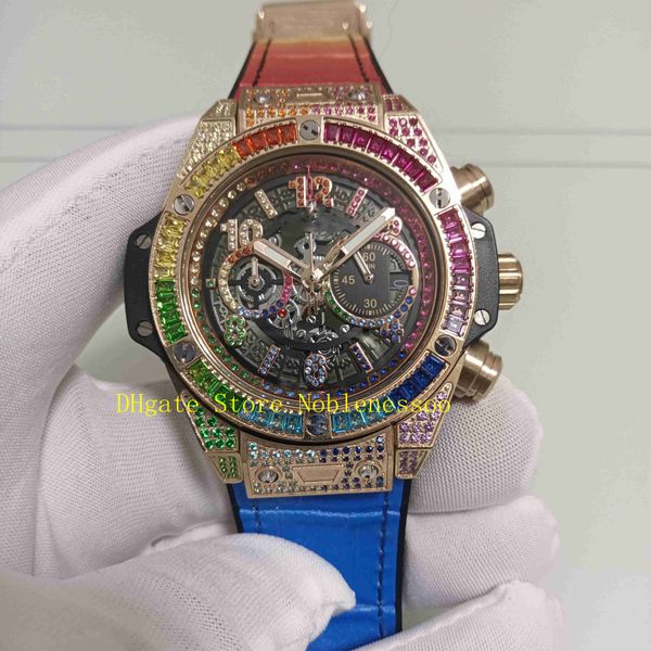 real p men's chronograph watches mens king rose gold rainbow 42mm leather rubber strap quartz movement diamond sport men watch wristwat, Slivery;brown
real p men's chronograph watches mens king rose gold rainbow 42mm leather rubber strap quartz movement diamond sport men watch wristwat, Slivery;brown