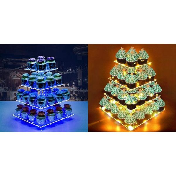 other bakeware 4 tier cupcake stand acrylic display dessert serving towers with led light for weddings
other bakeware 4 tier cupcake stand acrylic display dessert serving towers with led light for weddings