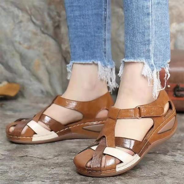 women's leggings  women wedge sandalsorthopedic open toe sandals vintage anti-slip leather casual female, Black
women's leggings  women wedge sandalsorthopedic open toe sandals vintage anti-slip leather casual female, Black