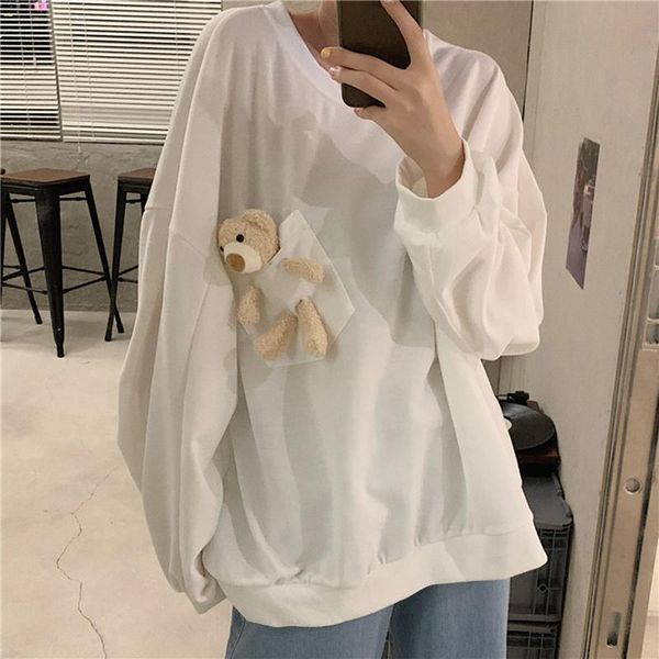 women's hoodies & sweatshirts personality fun bear pullover men's clothing 2021 autumn solid color long sleeve large size loose-fi, Black
women's hoodies & sweatshirts personality fun bear pullover men's clothing 2021 autumn solid color long sleeve large size loose-fi, Black