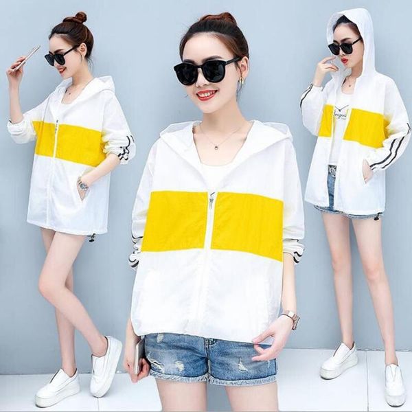 solid women summer loose mid-length coat sun protection clothing outdoor breathable simple thin pocket hooded jackets women's, Black;brown
solid women summer loose mid-length coat sun protection clothing outdoor breathable simple thin pocket hooded jackets women's, Black;brown