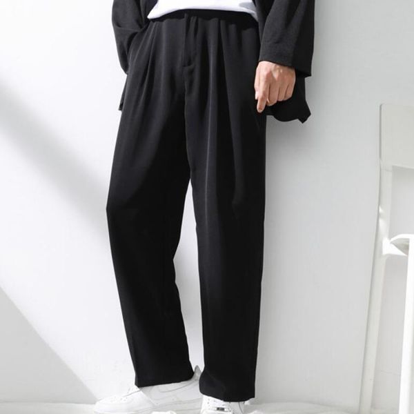 men's pants formal suit korean business casual fashion loose straight-leg joint clothing trousers men, Black
men's pants formal suit korean business casual fashion loose straight-leg joint clothing trousers men, Black