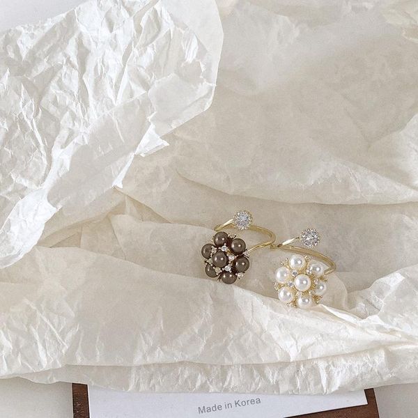 wedding rings korean cute pearl zircon flower shape gold opening for woman gothic fashion jewelry party girl's luxurious sweet ring, Slivery;golden
wedding rings korean cute pearl zircon flower shape gold opening for woman gothic fashion jewelry party girl's luxurious sweet ring, Slivery;golden