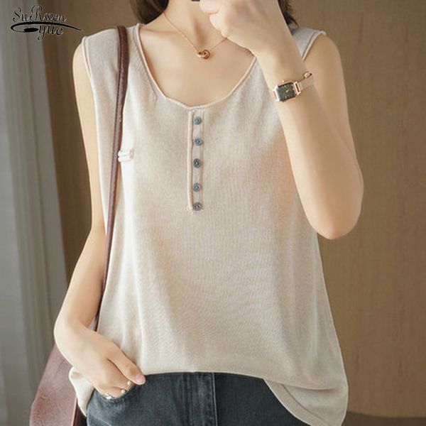 korean fashion cotton short tank solid vest v-neck clothes women shirt blusas summer knitted 14644 210521, White
korean fashion cotton short tank solid vest v-neck clothes women shirt blusas summer knitted 14644 210521, White