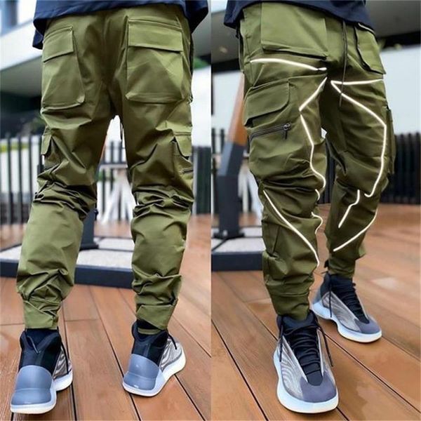 men's pants 2022 men outdoor sports windbreak multi pocket reflective stripe casual cargo superior quality, Black
men's pants 2022 men outdoor sports windbreak multi pocket reflective stripe casual cargo superior quality, Black
