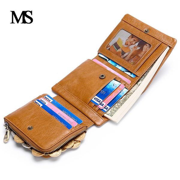 wallets ms trifold design card holder genuine leather wallet men male coin purse small portomonee portfolio clamp for money bag perse, Red;black
wallets ms trifold design card holder genuine leather wallet men male coin purse small portomonee portfolio clamp for money bag perse, Red;black